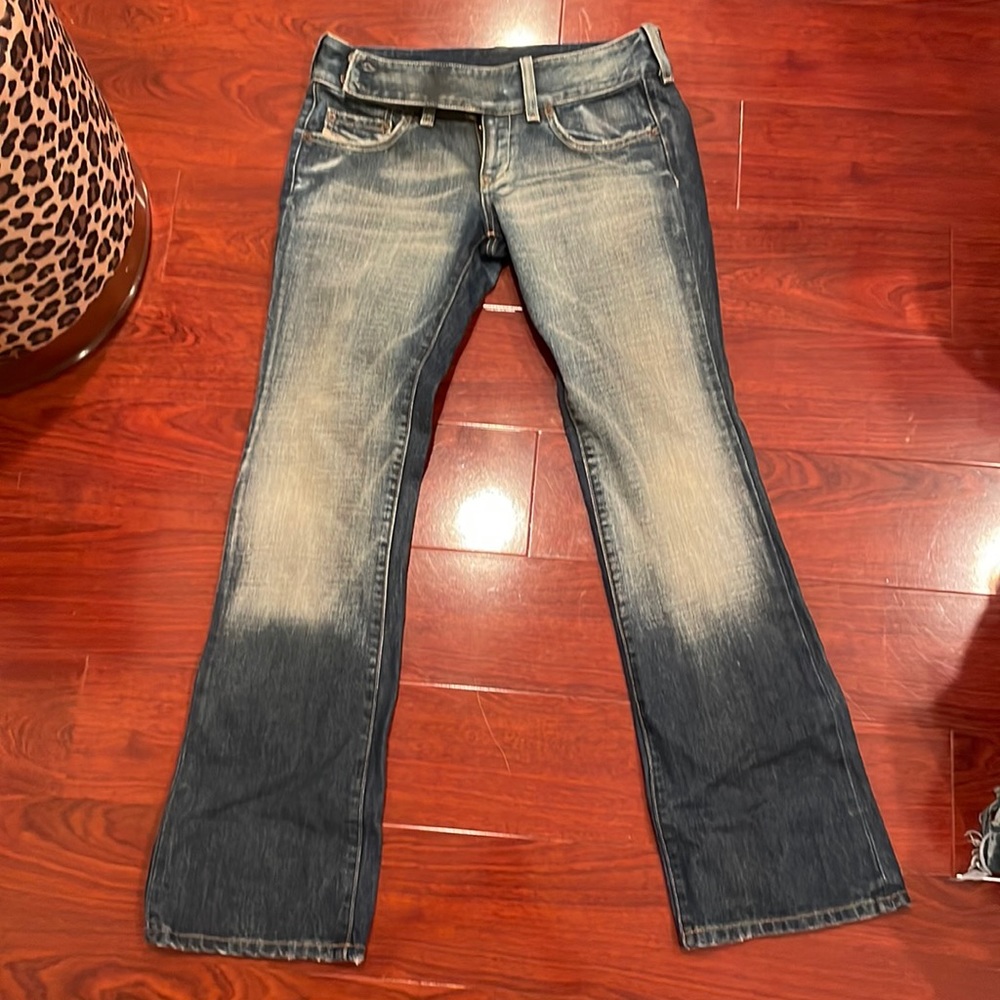 diesel y2k low rise flare pants
